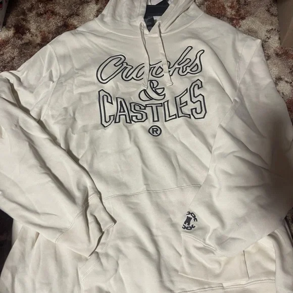 Crooks & Castles Off-White Hoodie - Picture 2 of 9